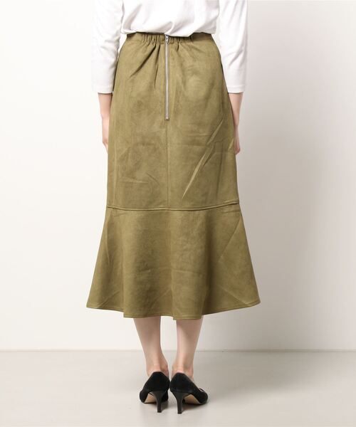 RETRO GIRL(レトロガール)の「バックZIPマーメイドスカート(スカート・レディース・ブラウン系その他/ブラック系その他/オフホワイト/ダークブラウン/ライトグリーン・FREE)」の6枚目の写真