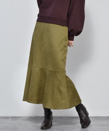 バックZIPマーメイドスカート