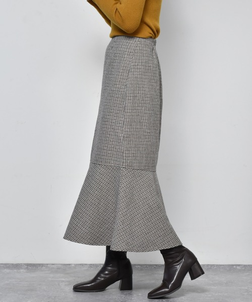 RETRO GIRL(レトロガール)の「バックZIPマーメイドスカート(スカート・レディース・ブラウン系その他/ブラック系その他/オフホワイト/ダークブラウン/ライトグリーン・FREE)」の22枚目の写真