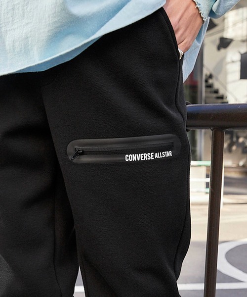 CONVERSE(コンバース)の「CONVERSE/コンバース カノコジョガーパンツ<セットアップ可能>(その他パンツ・メンズ・グリーン/ブラック・L/M)」の3枚目の写真