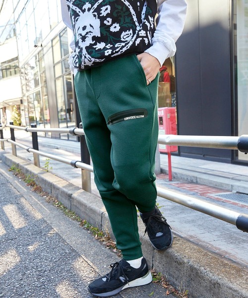 CONVERSE(コンバース)の「CONVERSE/コンバース カノコジョガーパンツ<セットアップ可能>(その他パンツ・メンズ・グリーン/ブラック・L/M)」の5枚目の写真