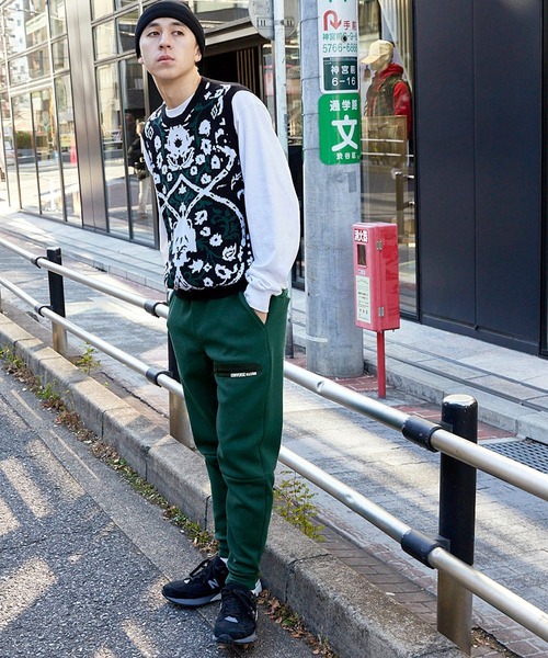CONVERSE(コンバース)の「CONVERSE/コンバース カノコジョガーパンツ<セットアップ可能>(その他パンツ・メンズ・グリーン/ブラック・L/M)」の8枚目の写真