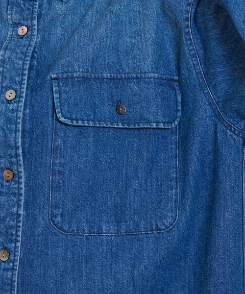 SHENERY（シーナリー）の「デニムBIGシャツ（シャツ/ブラウス・レディース・ブルー・FREE）」の20枚目の写真