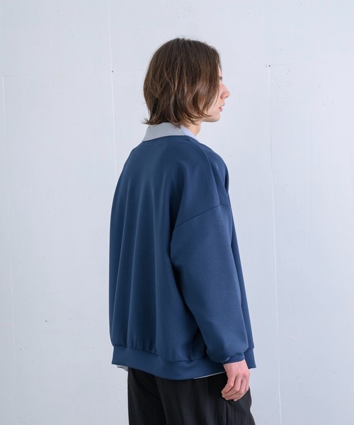 ln fortis（ロンフォルティス）の「ln fortis - ルーズフィットバルーンカーディガン（カーディガン/ボレロ・メンズ・チャコールグレー/ブラウン/グレイッシュブルー・SMALL/MEDIUM）」の18枚目の写真