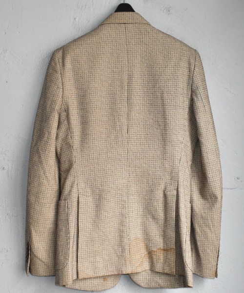 VINTAGE(ヴィンテージ)の「【ヴィンテージ古着】Royal Hem 千鳥格子 テーラードジャケット(テーラードジャケット・メンズ・ブラウン・SMALL)」の2枚目の写真