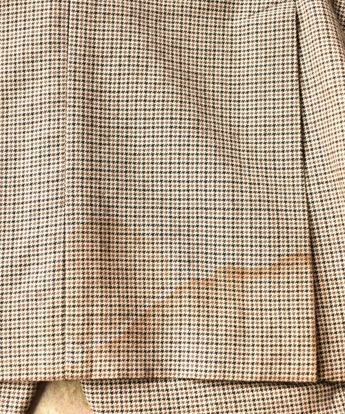 VINTAGE(ヴィンテージ)の「【ヴィンテージ古着】Royal Hem 千鳥格子 テーラードジャケット(テーラードジャケット・メンズ・ブラウン・SMALL)」の4枚目の写真