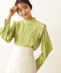 N.（N. Natural Beauty Basic） | 【追加生産】◆リングドットタックフリルブラウス(シャツ/ブラウス)