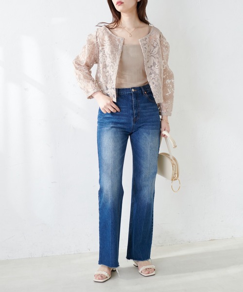 natural couture（ナチュラルクチュール）の「オリエンタル刺繍ブラウス（シャツ/ブラウス・レディース・アイボリー/ラベンダー/ピンクベージュ・FREE）」の21枚目の写真