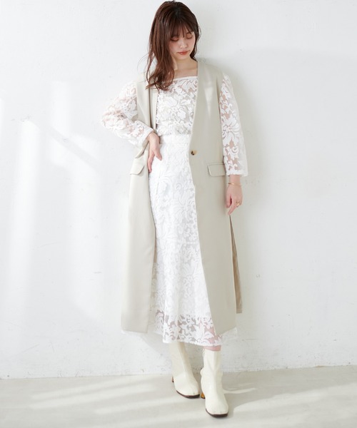 natural couture（ナチュラルクチュール）の「オリエンタル刺繍ブラウス（シャツ/ブラウス・レディース・アイボリー/ラベンダー/ピンクベージュ・FREE）」の11枚目の写真