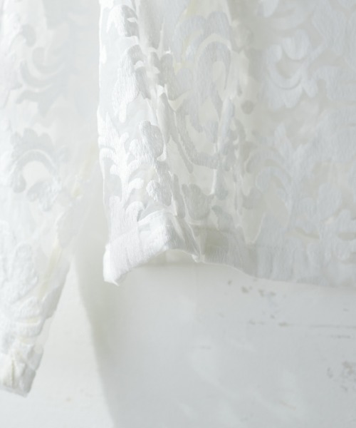 natural couture（ナチュラルクチュール）の「オリエンタル刺繍ブラウス（シャツ/ブラウス・レディース・アイボリー/ラベンダー/ピンクベージュ・FREE）」の12枚目の写真