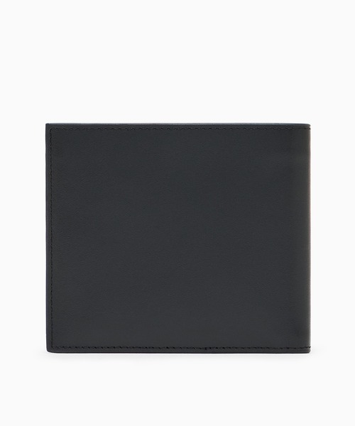 ARMANI EXCHANGE（アルマーニエクスチェンジ）の「【A|X アルマーニ エクスチェンジ】A|Xロゴ　二つ折りレザー財布（コインケース付き）（財布・メンズ・ブラック・FREE）」の4枚目の写真