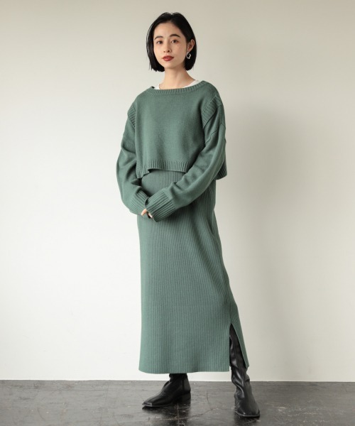 セール ブランド古着 コンビワンピース ワンピース Lowrys Farm ローリーズファーム のファッション通販 Zozoused