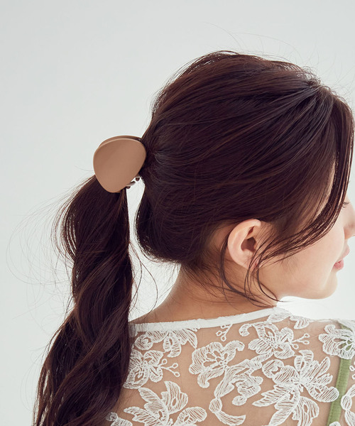 VIS（ビス）の「ラウンドヘアークリップ（バレッタ/ヘアクリップ・レディース・ベージュ/ブルー系その他6・FREE）」の14枚目の写真