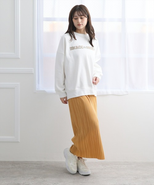 clear（クリア）の「【ZOZO限定】サテンプリーツタイトスカート（スカート・レディース・パープル/ターコイズブルー/イエロー/モカ/ピンクベージュ/ライトグリーン・F）」の18枚目の写真