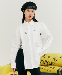 ROMANTIC CROWN | 【ROMANTIC CROWN】DOUBLE BUTTON OXFORD SHIRT / ロマンティッククラウン ダブル ボタン オックスフォード シャツ(シャツ/ブラウス)