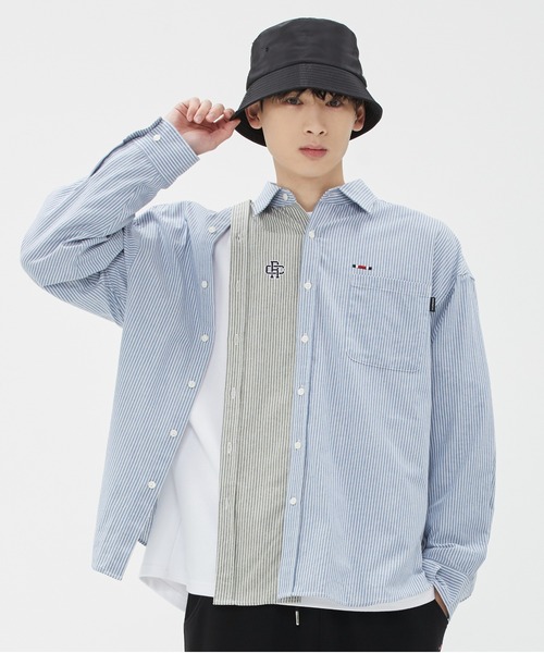 ROMANTIC CROWN(ロマンティッククラウン)の「【ROMANTIC CROWN】DOUBLE BUTTON OXFORD SHIRT / ロマンティッククラウン ダブル ボタン オックスフォード シャツ(シャツ/ブラウス・メンズ・ホワイト/ブルー・MEDIUM/SMALL/LARGE)」の18枚目の写真