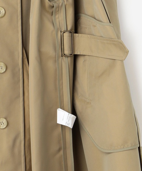 GYMPHLEX（ジムフレックス）の「Gymphlex | ベルテッドバルマカーンコート WOMEN（ステンカラーコート・レディース・ベージュ・12）」の21枚目の写真