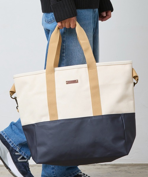 L.L.Bean(エルエルビーン)の「エル・エル・ビーン・ノーイースター・トート・バッグ(トートバッグ・メンズ・レッド系その他/オリーブ×ブラック/ホワイト×ネイビー/ブラック×グレー/ブルー/ホワイト系その他/ブラック系・ONE SIZE)」の13枚目の写真