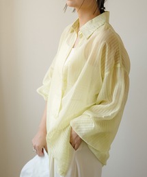 rectangle | シアーストライプオーバーシャツ(シャツ/ブラウス)