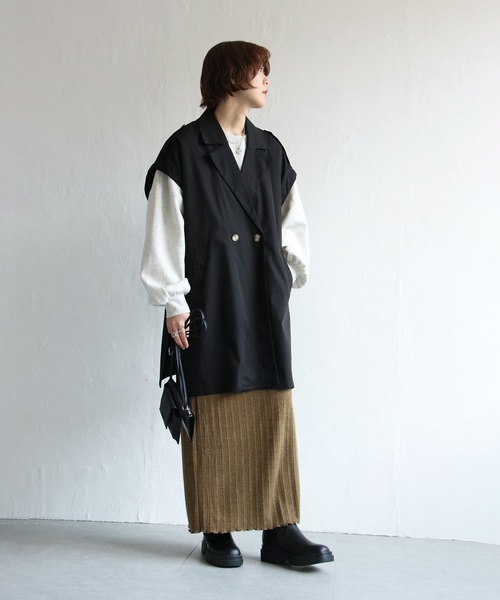 notch.（ノッチ）の「トレンチポンチョ（その他アウター・レディース・ブラック/ブラウン/ベージュ・M）」の21枚目の写真