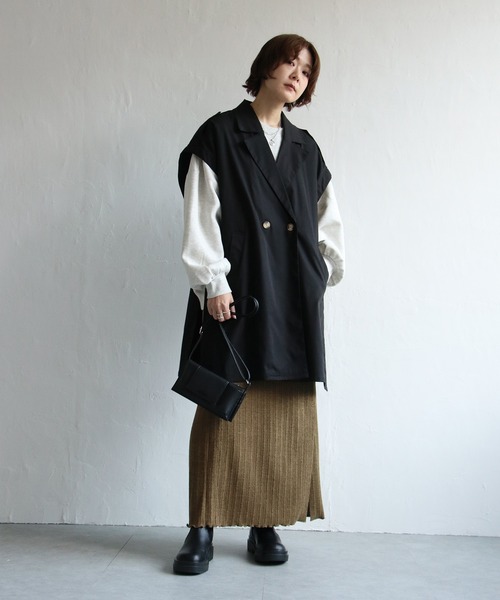 notch.（ノッチ）の「トレンチポンチョ（その他アウター・レディース・ブラック/ブラウン/ベージュ・M）」の20枚目の写真