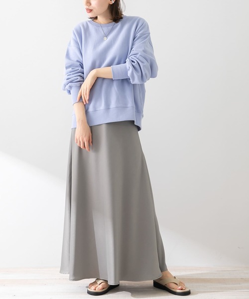 URBAN RESEARCH Sonny Label（アーバンリサーチサニーレーベル）の「バイアスマーメイドサテンスカート（スカート・レディース・グリーン/グレー/ブラック・FREE）」の7枚目の写真