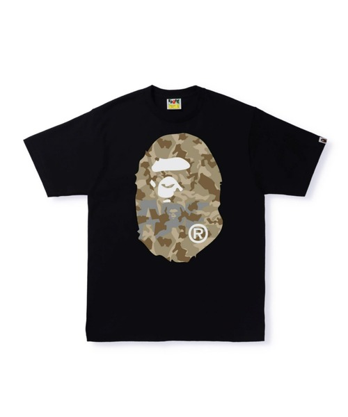 A BATHING APE HEAD FACE CAMO エイプ カモ Tシャツ A BATHING APE（アベイシングエイプ）の「BAPE FOREST CAMO APE