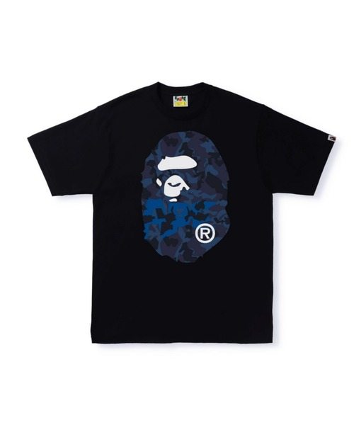A BATHING APE(アベイシングエイプ)の「SAND CAMO BIG APE HEAD TEE M(Tシャツ/カットソー・メンズ・ブラック系その他/ホワイト×ネイビー/ブラック×ブルー/ホワイト系その他2・LARGE/SMALL/X-LARGE/XX-LARGE/XXX-LARGE/MEDIUM)」の4枚目の写真