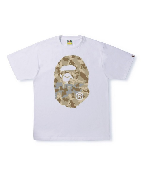 A BATHING APE(アベイシングエイプ)の「SAND CAMO BIG APE HEAD TEE M(Tシャツ/カットソー・メンズ・ブラック系その他/ホワイト×ネイビー/ブラック×ブルー/ホワイト系その他2・LARGE/SMALL/X-LARGE/XX-LARGE/XXX-LARGE/MEDIUM)」の2枚目の写真