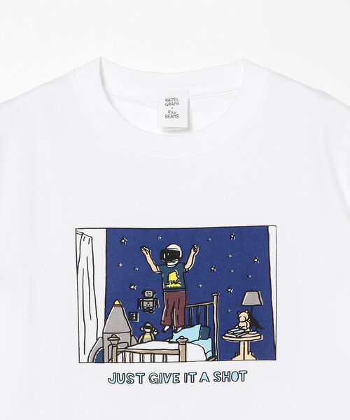 Ray BEAMS（レイビームス）の「NAIJEL GRAPH × Ray BEAMS / 別注 FlyToSpace Tシャツ（Tシャツ/カットソー・レディース・ホワイト・ONE SIZE）」の6枚目の写真