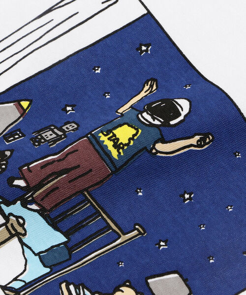 Ray BEAMS（レイビームス）の「NAIJEL GRAPH × Ray BEAMS / 別注 FlyToSpace Tシャツ（Tシャツ/カットソー・レディース・ホワイト・ONE SIZE）」の7枚目の写真