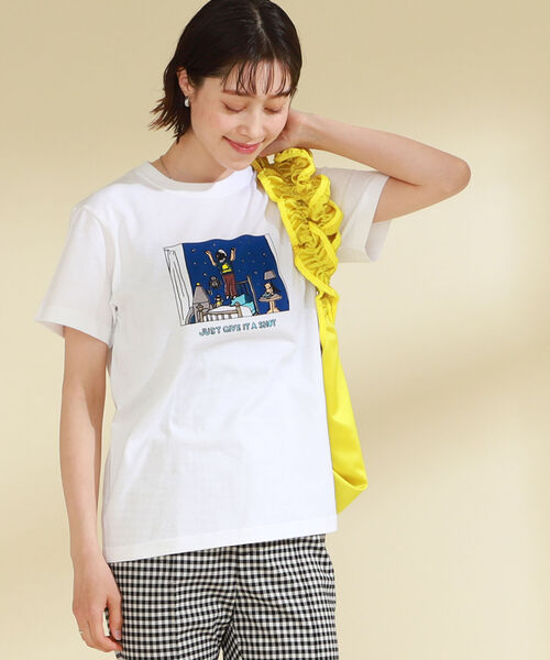 Ray BEAMS（レイビームス）の「NAIJEL GRAPH × Ray BEAMS / 別注 FlyToSpace Tシャツ（Tシャツ/カットソー・レディース・ホワイト・ONE SIZE）」の11枚目の写真