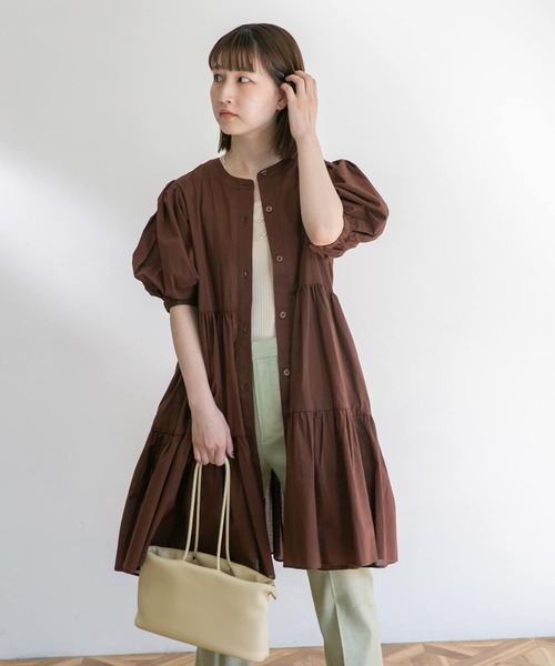 UR Lab.(アーバンリサーチラボ)の「2WAYティアードミニワンピース(ワンピース・レディース・ブラック/ブラウン/オフホワイト・FREE)」の18枚目の写真