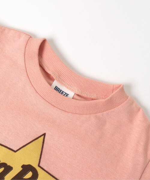 BREEZE（ブリーズ）の「/3色3柄ロゴ半袖Tシャツ（Tシャツ/カットソー・キッズ・ミント/オレンジ/オフホワイト・130/80/120/100/90/140/110）」の4枚目の写真