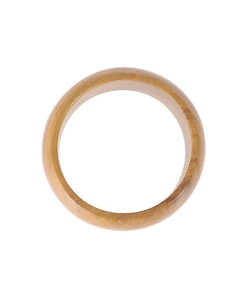 Ungrid（アングリッド）の「ウッドワイドバングル（ブレスレット・レディース・ブラウン/キャメル・FREE）」の4枚目の写真