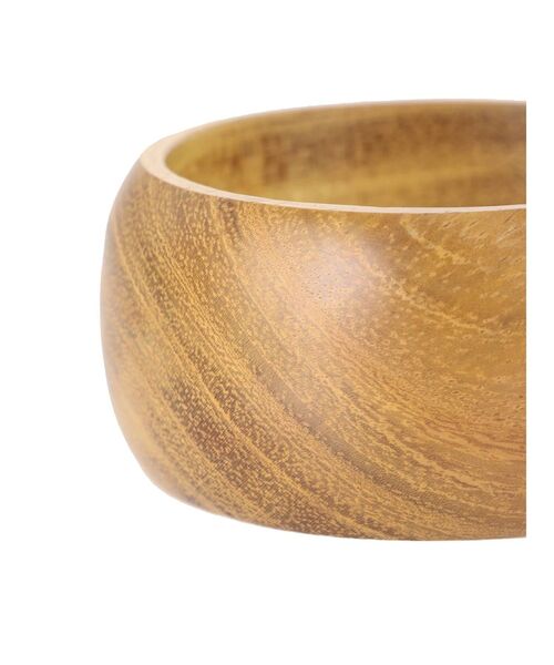 Ungrid（アングリッド）の「ウッドワイドバングル（ブレスレット・レディース・ブラウン/キャメル・FREE）」の5枚目の写真