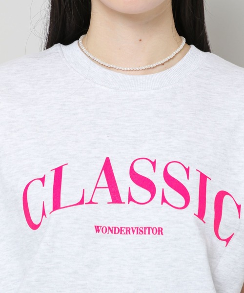 WONDER VISITOR（ワンダービジター）の「WONDER VISITOR／Classicノースリーブプルオーバー 2276912（ベスト・レディース・ライトグレー/ネイビー・FREE）」の16枚目の写真
