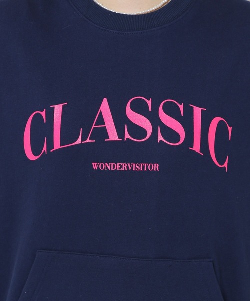 WONDER VISITOR（ワンダービジター）の「WONDER VISITOR／Classicノースリーブプルオーバー 2276912（ベスト・レディース・ライトグレー/ネイビー・FREE）」の22枚目の写真