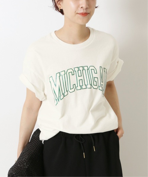 Sloppy Supply（スラッピーサプライ）の「【SLOPPY/ スラッピー】NEO VINTAGE MICHIGAN（Tシャツ/カットソー・レディース・ホワイト/ネイビー/カーキ・MEDIUM）」の12枚目の写真