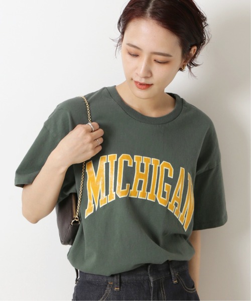 Sloppy Supply（スラッピーサプライ）の「【SLOPPY/ スラッピー】NEO VINTAGE MICHIGAN（Tシャツ/カットソー・レディース・ホワイト/ネイビー/カーキ・MEDIUM）」の17枚目の写真