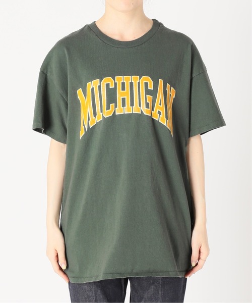 Sloppy Supply（スラッピーサプライ）の「【SLOPPY/ スラッピー】NEO VINTAGE MICHIGAN（Tシャツ/カットソー・レディース・ホワイト/ネイビー/カーキ・MEDIUM）」の6枚目の写真