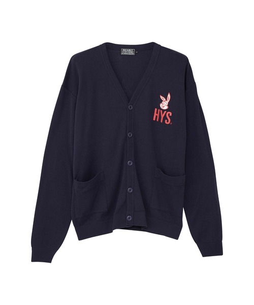 HYS HYSTERIC カーディガン ネイビー ブラック