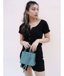 EVRIS | フロントボタンミニワンピース(ワンピース)