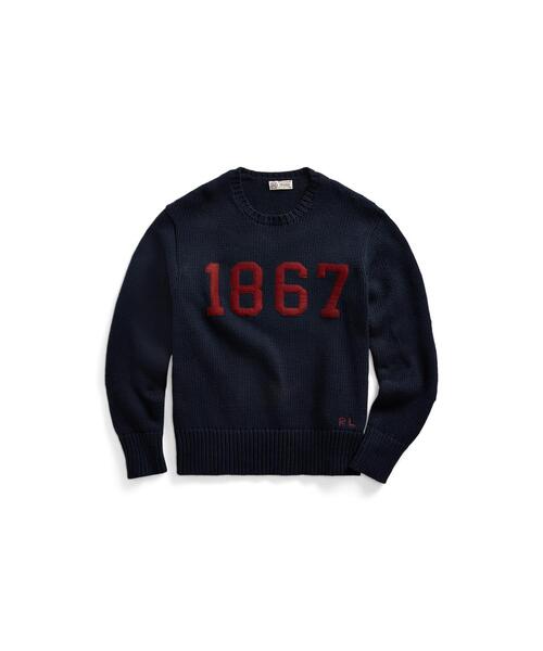 POLO RALPH LAUREN(ポロ ラルフ ローレン)の「(限定コレクション)モアハウス コレクション 1867 セーター(ニット/セーター・メンズ・ネイビー系1・S/M/L/XS)」の2枚目の写真