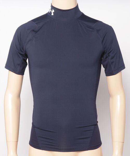 UNDER ARMOUR（アンダーアーマー）の「アンダーアーマー  UA HG Armour Comp Mock SS（インナーウェア/肌着・メンズ・ホワイト/ネイビー/ブラック・3L/L/S/M/LL）」の3枚目の写真