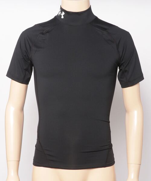 UNDER ARMOUR（アンダーアーマー）の「アンダーアーマー  UA HG Armour Comp Mock SS（インナーウェア/肌着・メンズ・ホワイト/ネイビー/ブラック・3L/L/S/M/LL）」の2枚目の写真