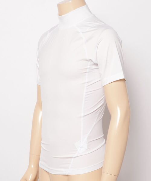 UNDER ARMOUR（アンダーアーマー）の「アンダーアーマー  UA HG Armour Comp Mock SS（インナーウェア/肌着・メンズ・ホワイト/ネイビー/ブラック・3L/L/S/M/LL）」の4枚目の写真