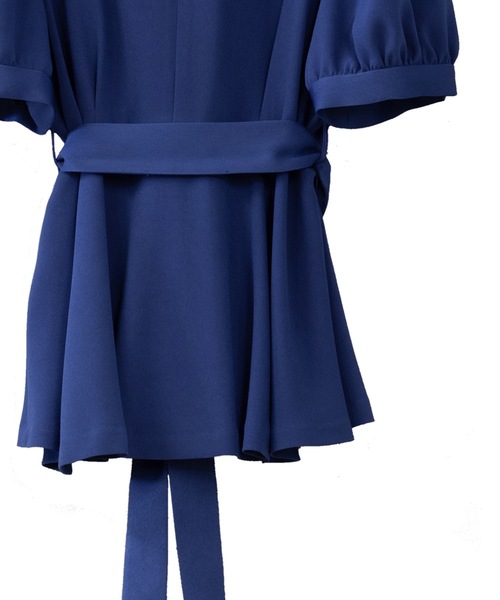 La SRIC（ラスリック）の「La SRIC / クラシックドレスブラウス【セットアップ可】（シャツ/ブラウス・レディース・ブラック/ブルー・38）」の5枚目の写真