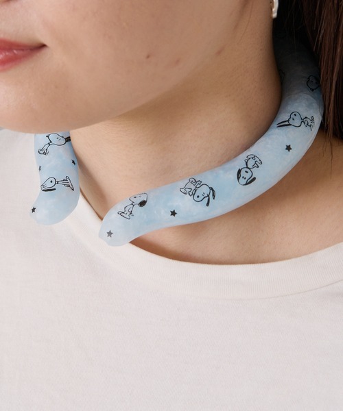 BIRTHDAY BAR（バースデイバー）の「SNOOPY アイスループ フェイス スヌーピー（アウトドアグッズ・レディース・ホワイト/イエロー/ブルー/グレー/ベージュ・MEDIUM/SMALL）」の4枚目の写真