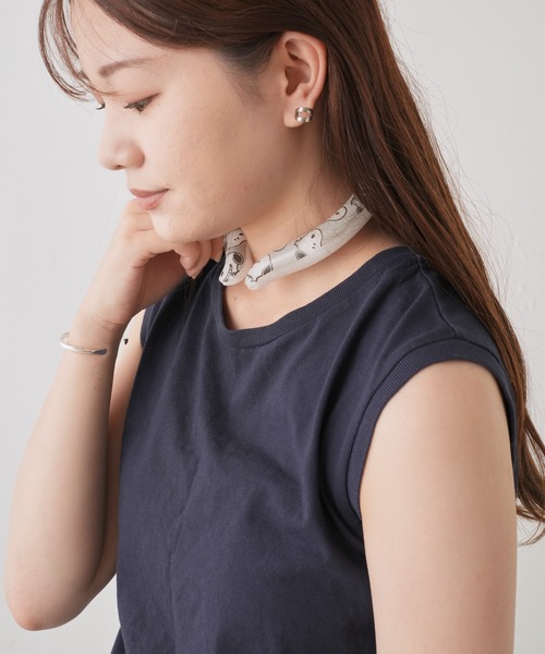 BIRTHDAY BAR（バースデイバー）の「SNOOPY アイスループ フェイス スヌーピー（アウトドアグッズ・レディース・ホワイト/イエロー/ブルー/グレー/ベージュ・MEDIUM/SMALL）」の12枚目の写真